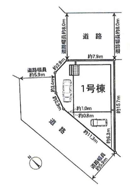 岡崎市上地第8　全1棟・1号棟