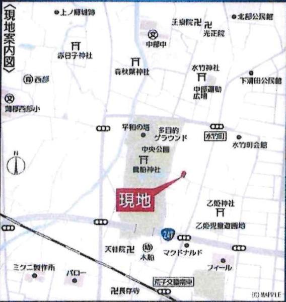 蒲郡市水竹町第8　全3棟・1号棟