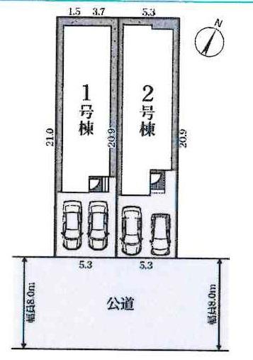 豊田市住吉町第2　全2棟・2号棟