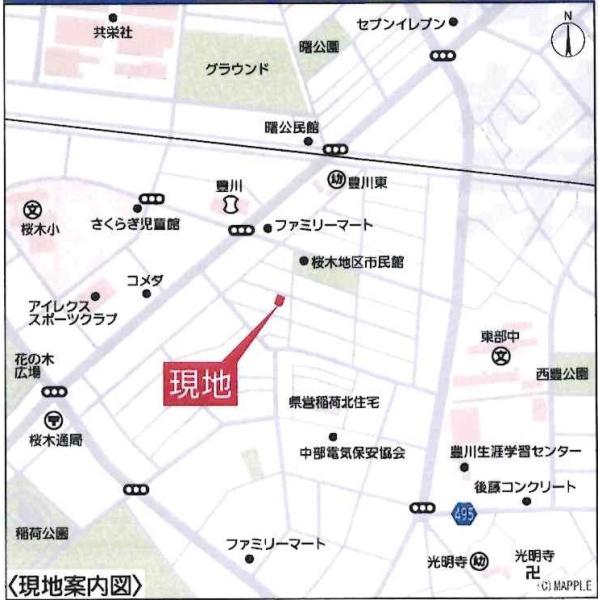 豊川市東光町第1　全1棟・1号棟
