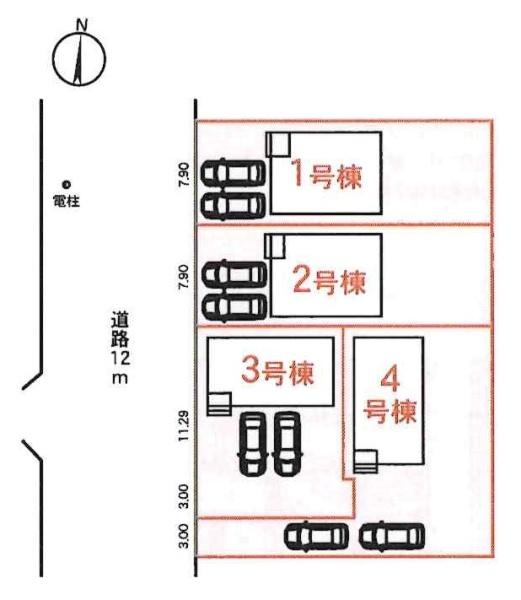 蒲郡市形原町第10　全4棟・2号棟
