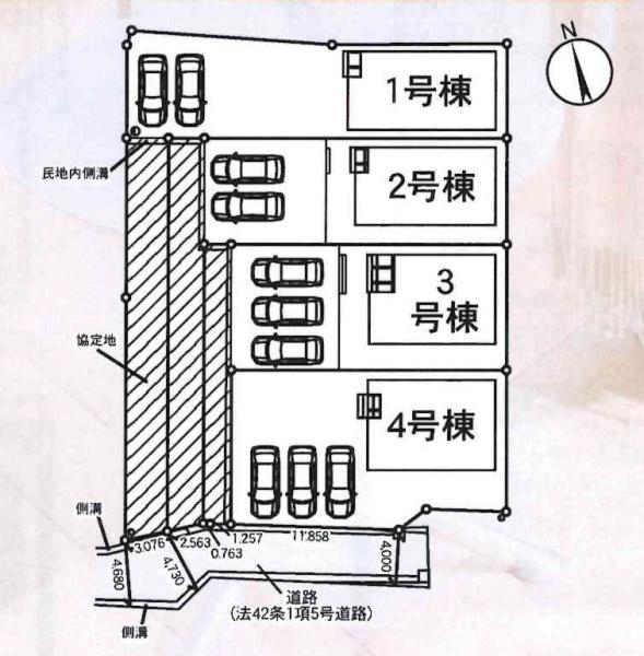 豊田市堤町第3　全4棟・2号棟