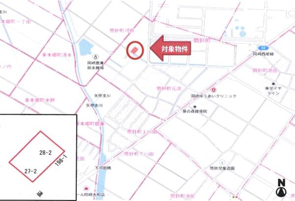 岡崎市筒針町字元流の売土地