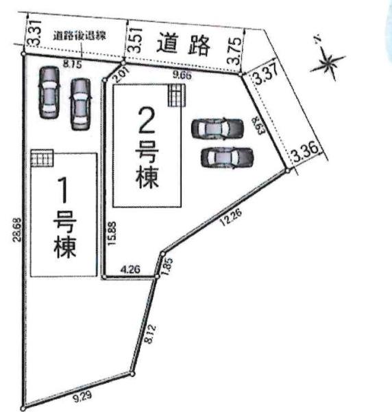 西尾市田貫町第3　全2棟・2号棟