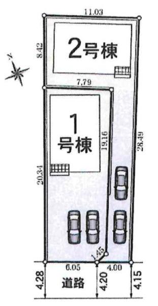 西尾市楠村町第3　全2棟・1号棟