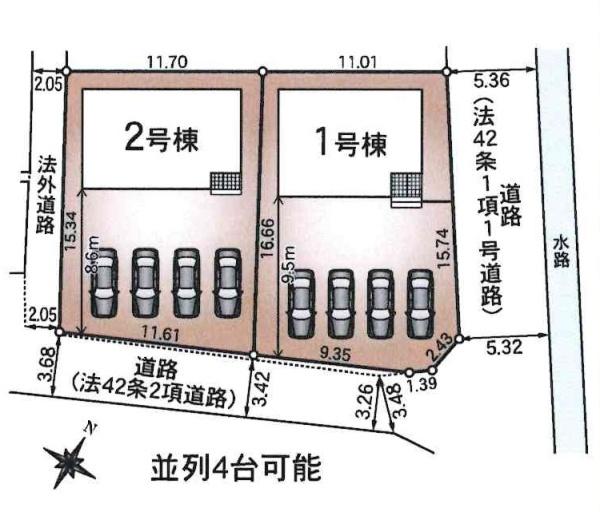 豊川市御津町御馬東第2　全2棟・1号棟