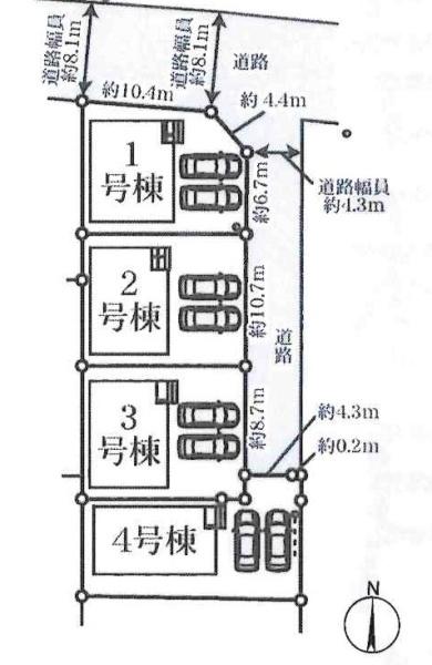 豊川市大崎町第7　全4棟・4号棟