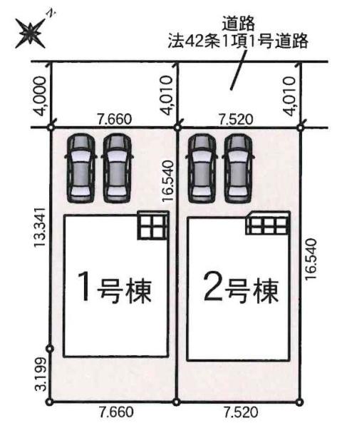 豊田市鴛鴨町第2　全2棟・2号棟