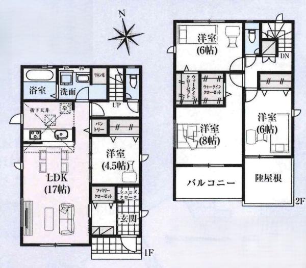 岡崎市赤渋町3期　全3棟・2号棟