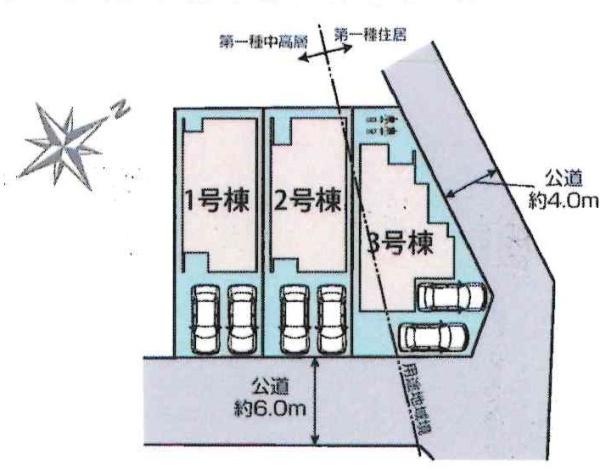 豊田市丸山町4丁目2期　全3棟・1号棟