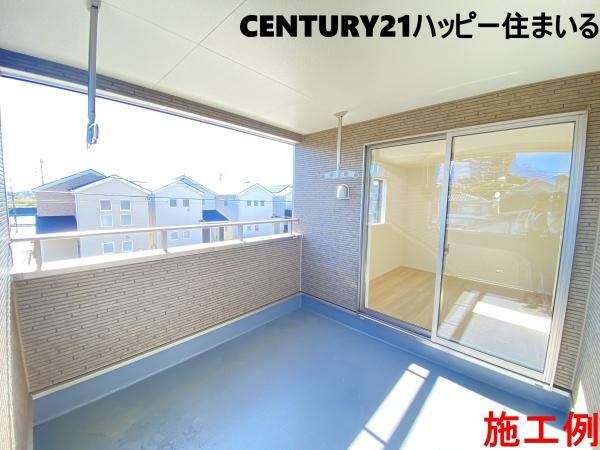 豊田市野見山町第5 全2棟・1号棟(バルコニー)