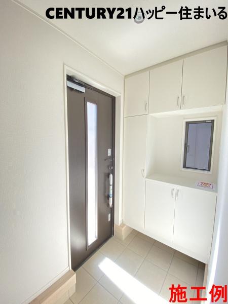 豊田市大林町第6 全2棟・2号棟(玄関)