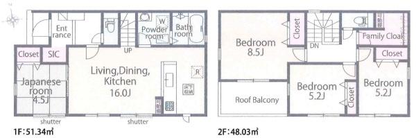 西尾一色町松木島第1期　全1棟・1号棟