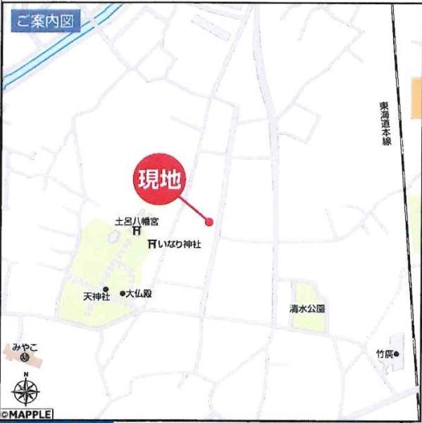 岡崎市福岡町3期 全3棟・B号棟(現地案内図)