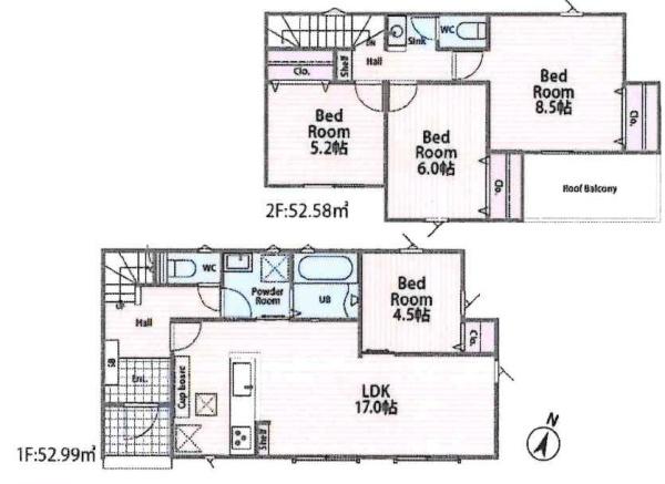 豊川国府町第1期　全2棟・2号棟