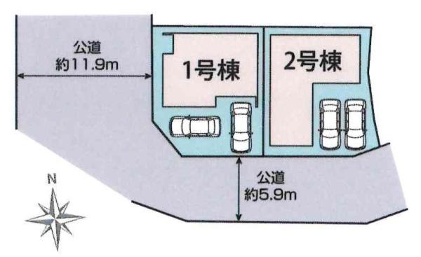 岡崎市若松町大廻　全2棟・2号棟