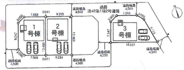 岡崎市中島町第14　全3棟・1号棟