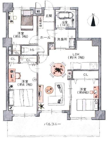 ガーデンヒルズ北野壱番館