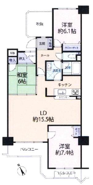 シャトー岡崎Ⅱ番館