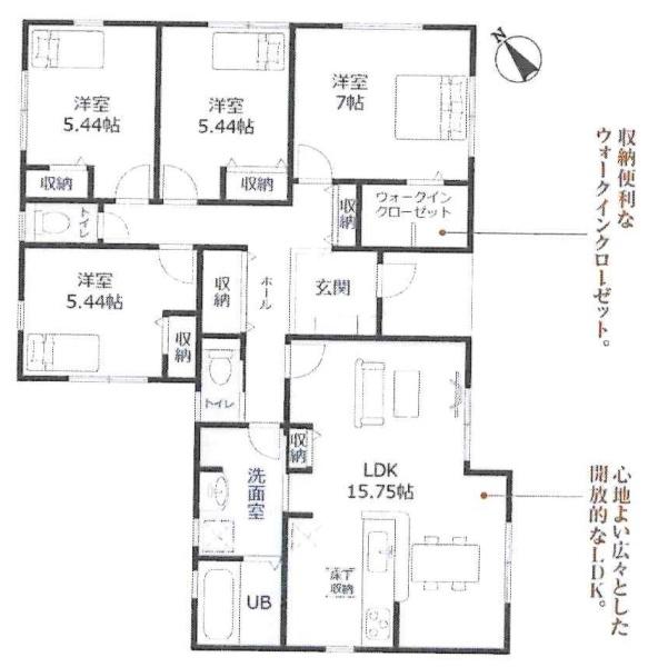 西尾第72田貫町　全2棟・1号棟