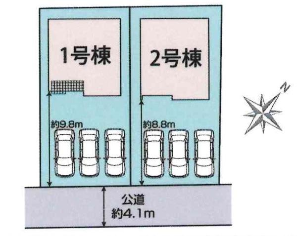 豊田市高岡本町南　全2棟・1号棟