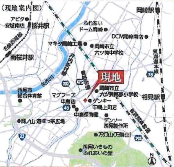 岡崎市中島町　全3棟・2号棟