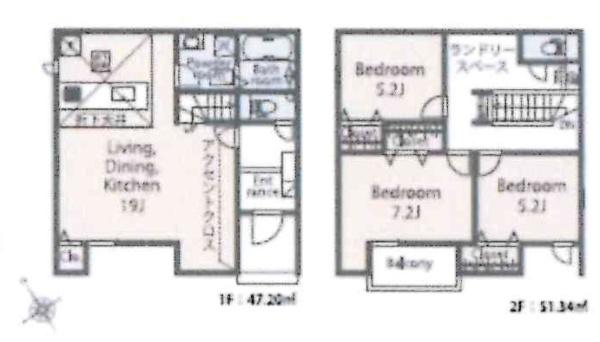 西尾市今川町01期　全3棟・2号棟