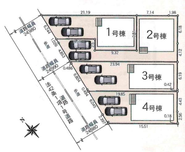 豊田市朝日町第6　全4棟・3号棟