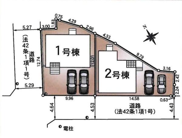碧南市汐田町第1　全2棟・1号棟