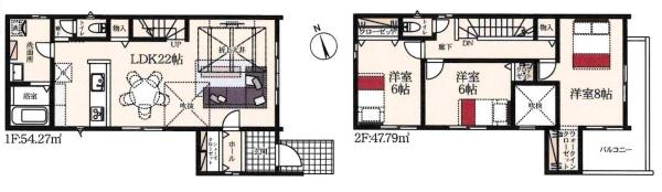 安城市東町第1　全2棟・1号棟
