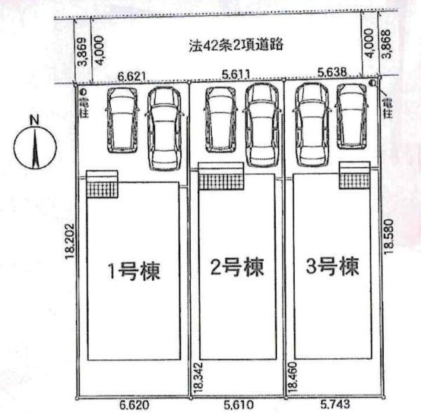 高浜市稗田町第7　全3棟・2号棟