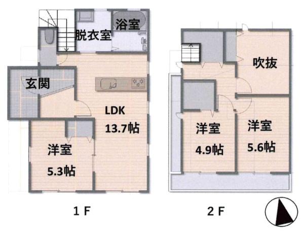 幸田町芦谷字福田・中古戸建