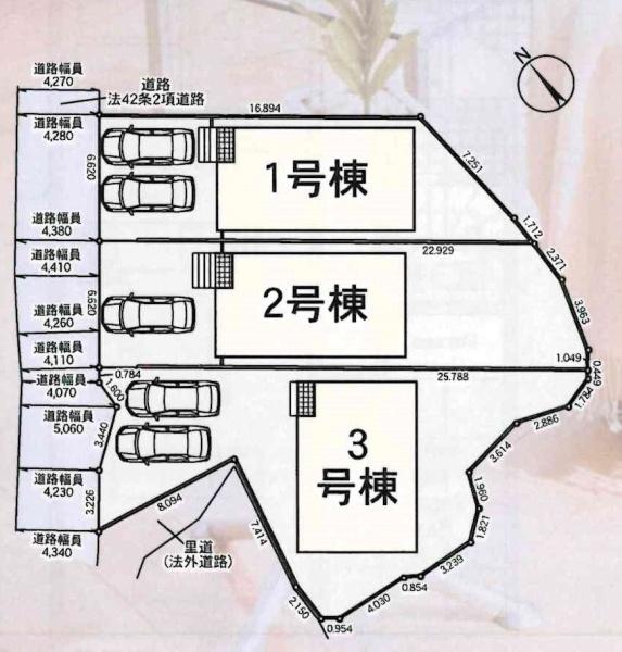 豊田市西中山町第10　全3棟・2号棟