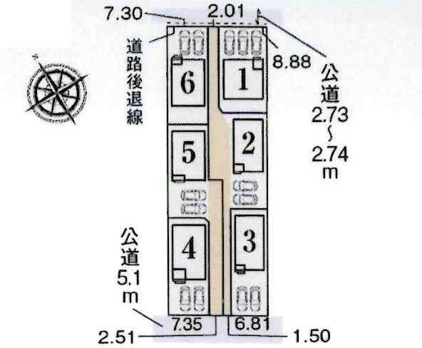 碧南市笹山町　全6棟・1号棟