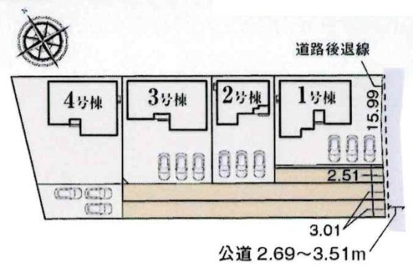 豊川伊奈町正庵第1期　全4棟・1号棟