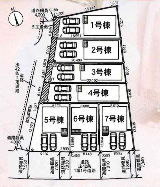 岡崎市上地第9　全7棟・4号棟