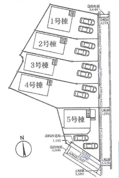 西尾市平口町第1　全5棟・1号棟
