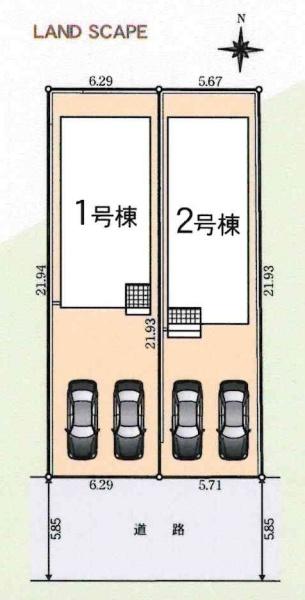 豊田市神池町第2　全2棟・1号棟