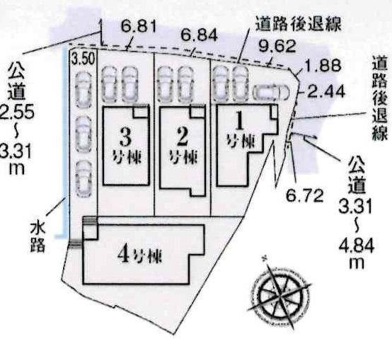 岡崎市福岡町第2　全4棟・1号棟