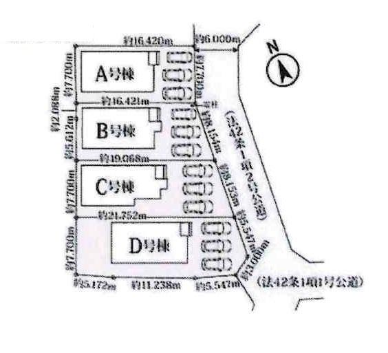 西尾市中畑町宮東22番　全4棟・C号棟