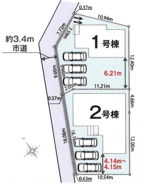 西尾市宮町01期　全2棟・1号棟