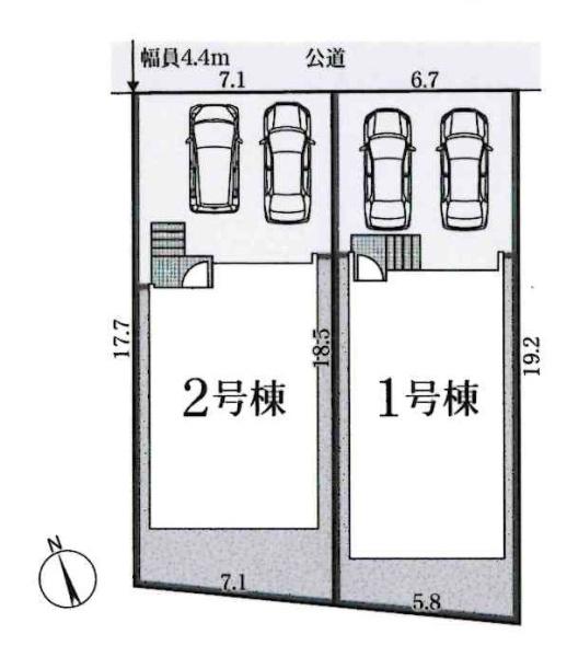 岡崎市矢作町第3　全2棟・1号棟