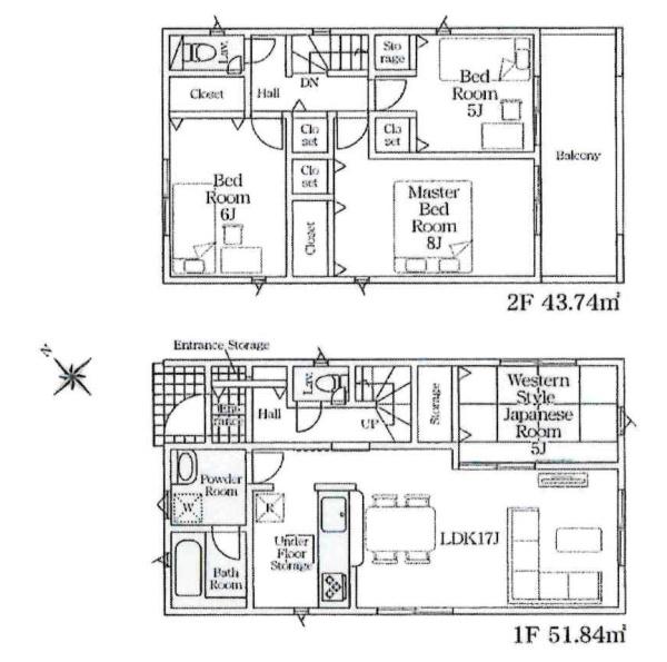 西尾市住崎第7　全2棟・1号棟