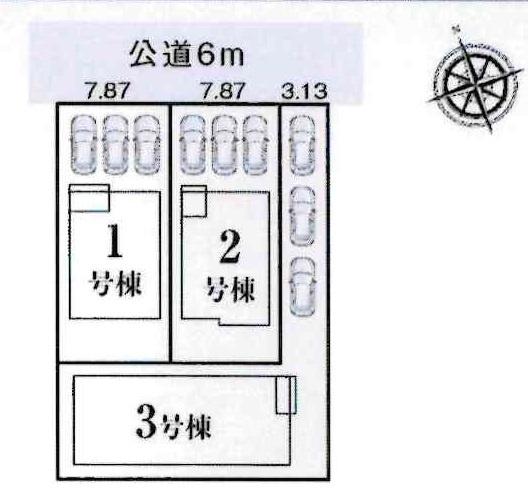 豊川市金屋本町1丁目59期　全3棟・1号棟