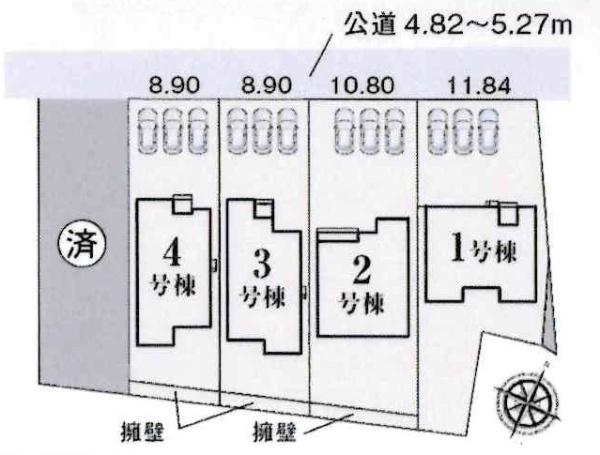 豊川市御津町第1期　全5棟・3号棟