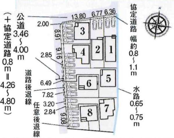 豊田市畝部西町　全8棟・6号棟