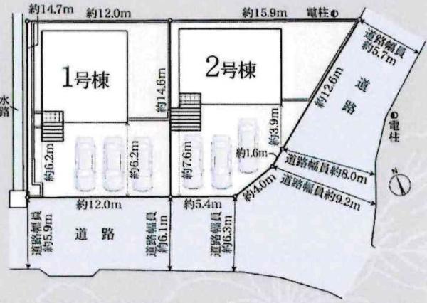 豊川市大崎町第8　全2棟・1号棟