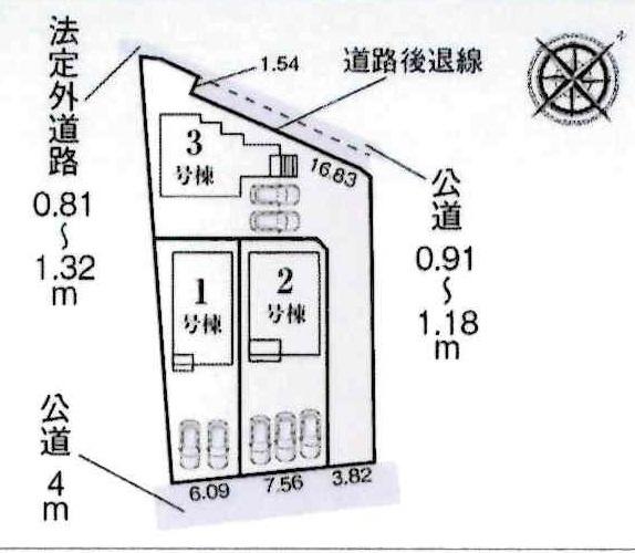 豊田市荒井町寿田　全3棟・2号棟