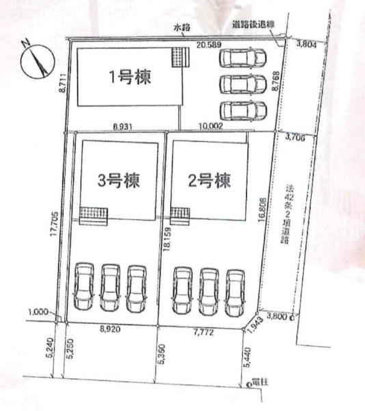 西尾市南中根町第2　全3棟・2号棟