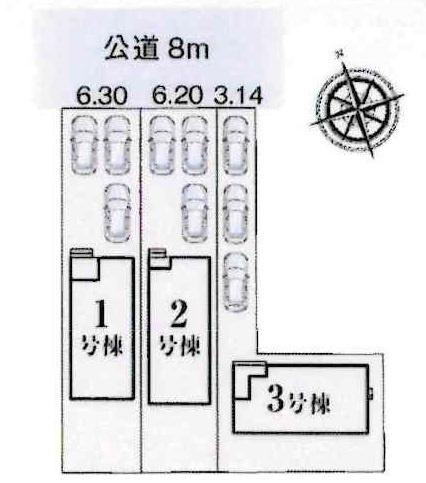 岡崎市広幅町　全3棟・1号棟